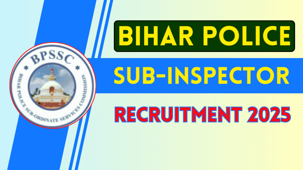 Bihar Police SI Prohibition Recruitment 2025