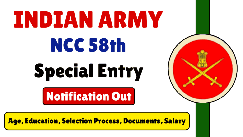 Indian Army NCC Special Entry Scheme 2025